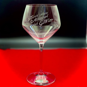 Gin Tonic Glas mit Stiel